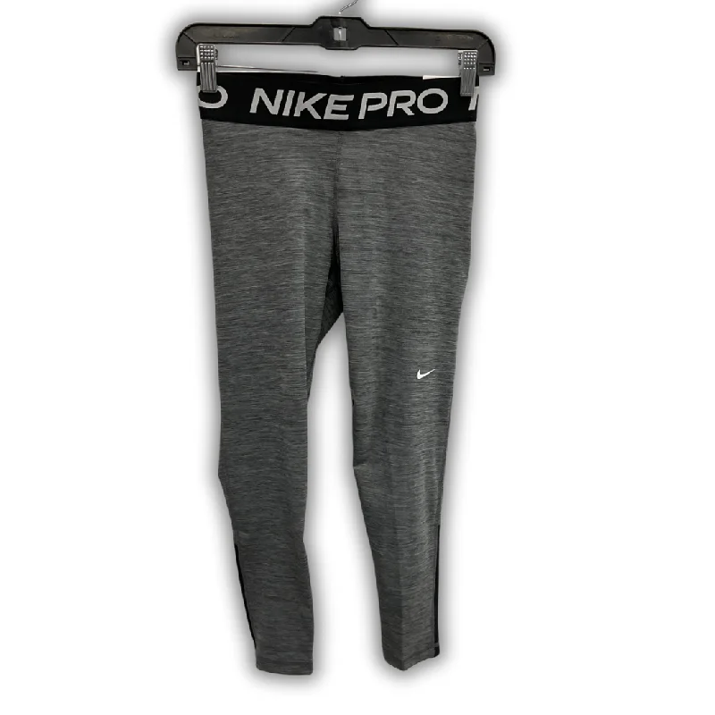 Athletic Leggings Capris By Nike In Grey, Size: S Business