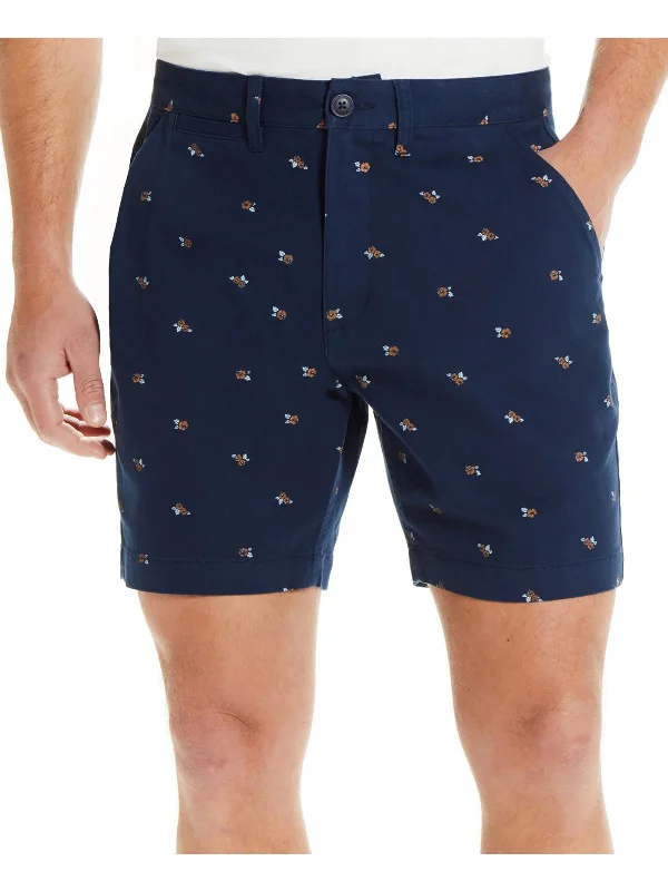 Mens Printed Cotton Flat Front Trendy Men's Bucket