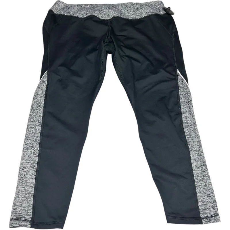 Athletic Leggings By Tek Gear In Black & Grey, Size: 1x Trendy Men's Bucket
