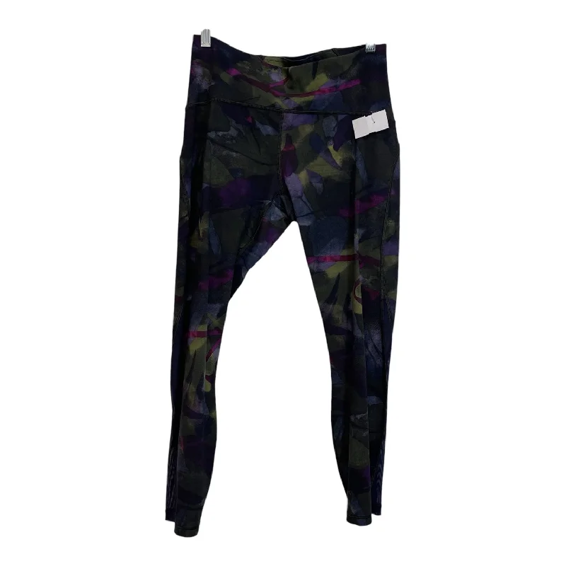 Athletic Leggings By Lululemon In Multi-colored, Size: S Adventure