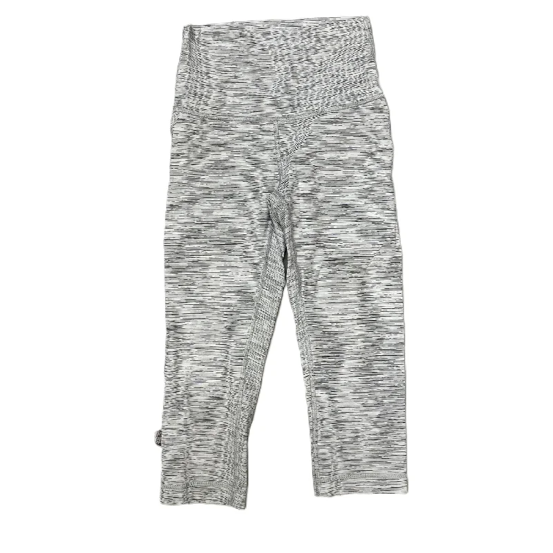 Athletic Leggings Capris By Lululemon In White, Size: Xs Athletic Men's High