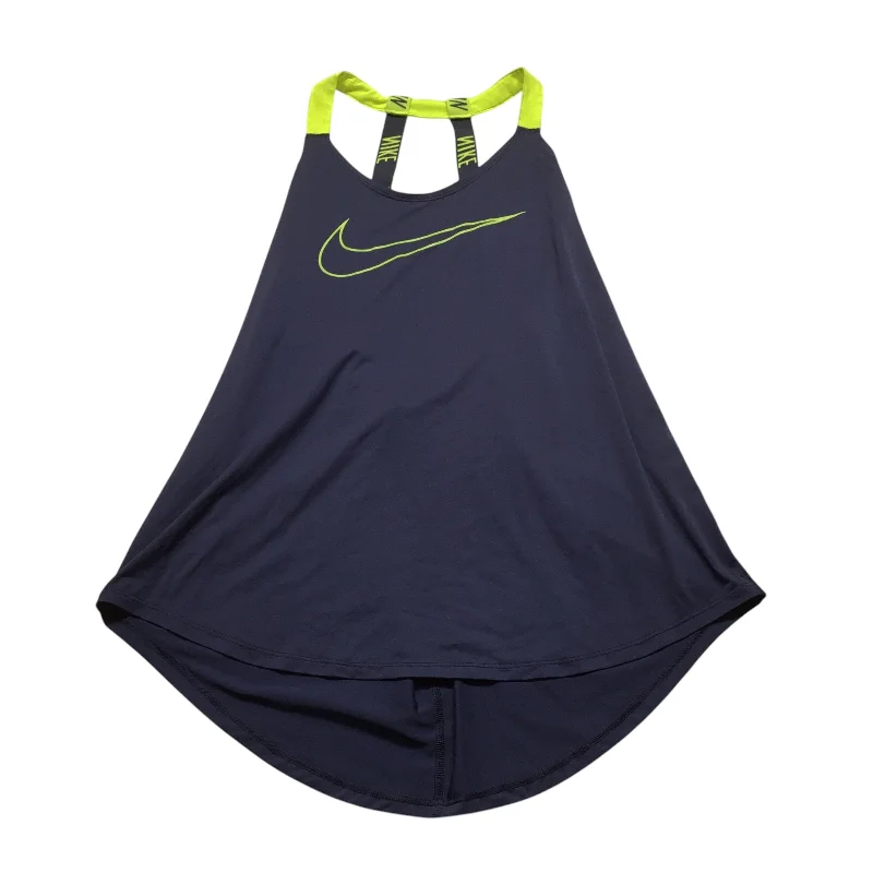 Athletic Tank Top By Nike Apparel In Blue & Green, Size: Xl Lumberjack