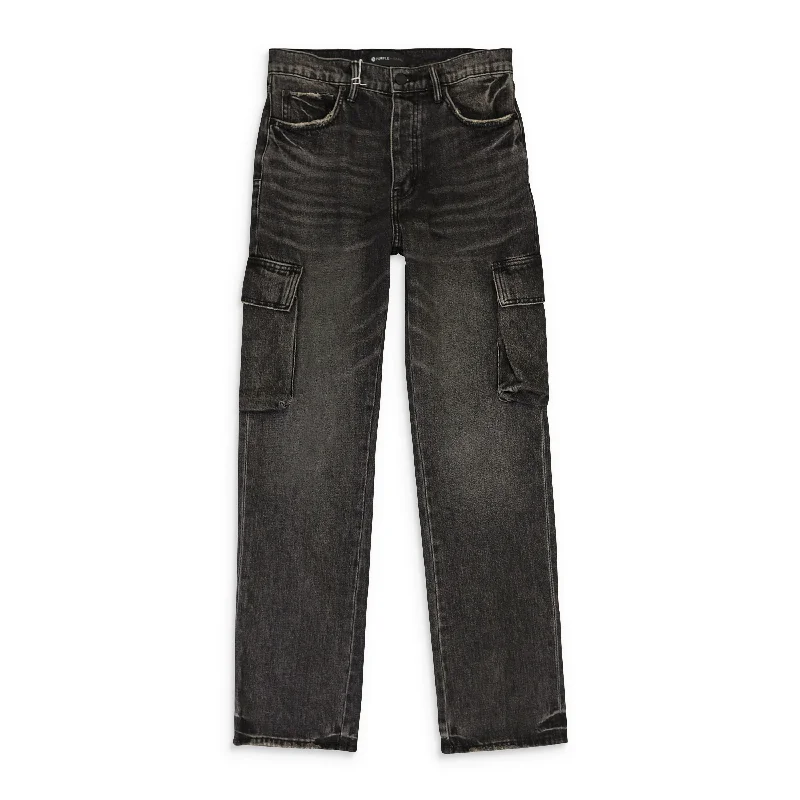 VINTAGE CARGO BLACK SKINNY JEANS Unique Men's Patch