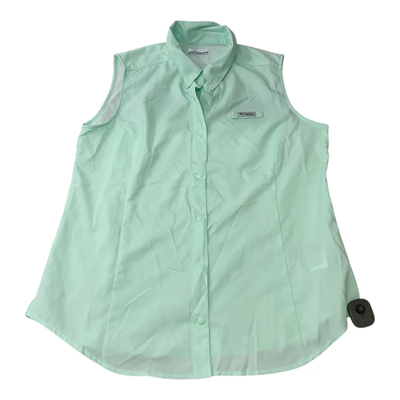 Athletic Tank Top By Columbia In Teal, Size: Xl Athletic Men's Compression