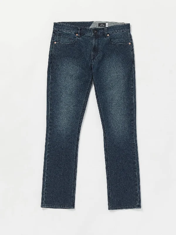 V Vorta Slim Fit Stretch Jeans - Used Blue Monochromatic All