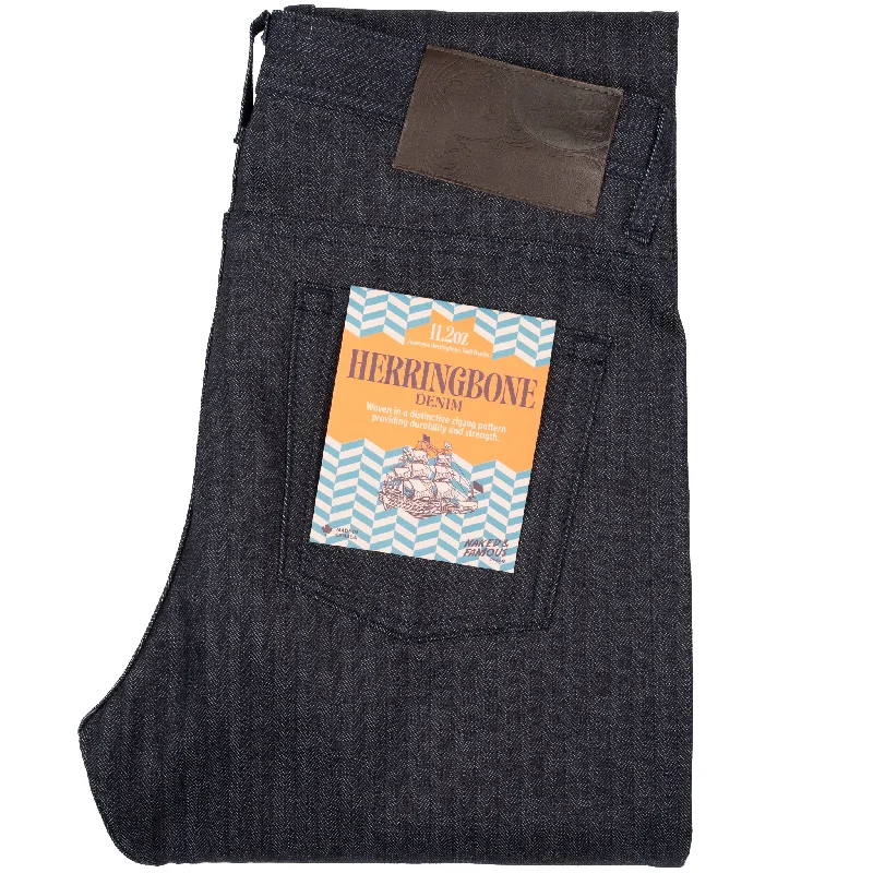 Weird Guy - Herringbone Denim Modern Men's 