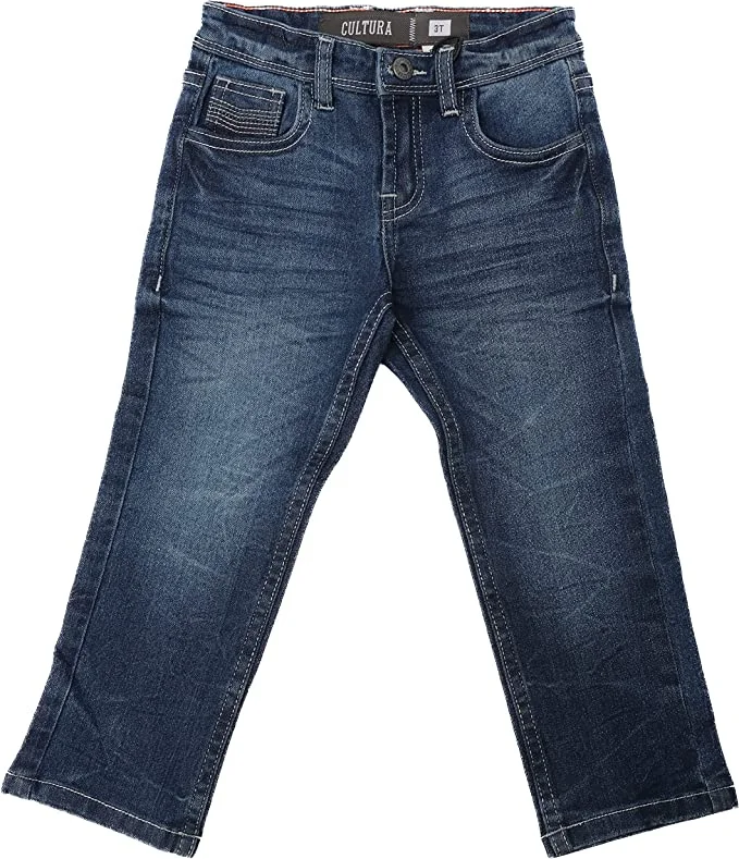 Cultura Toddler Boy's Casual Super Flex Denim Jeans Elegant Men's Cashmere