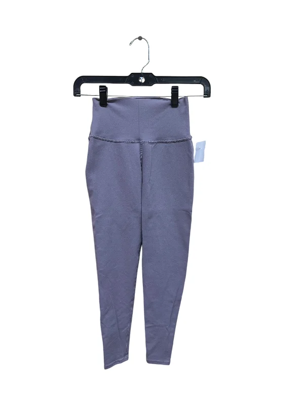 Athletic Leggings By Alo In Purple, Size: Xxs Modern Men's Geometric
