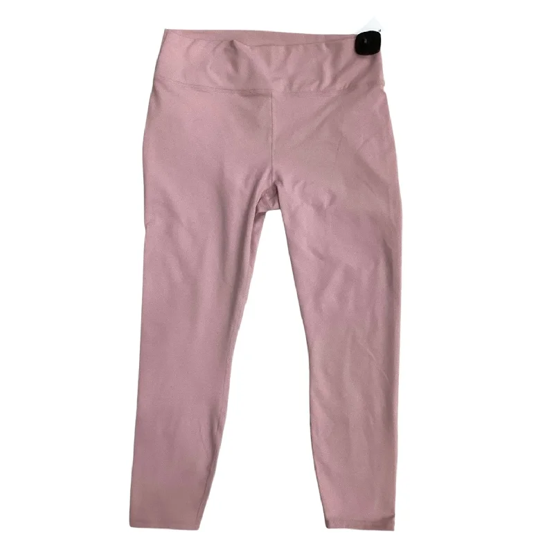 Athletic Leggings By Fabletics In Pink, Size: 2x Bold Men's Animal