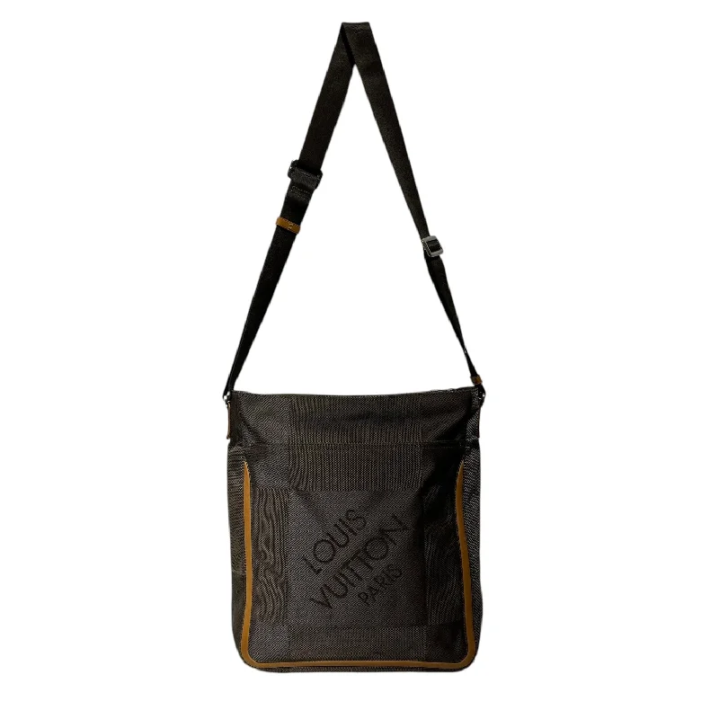 LOUIS VUITTON/Cross Body Bag/Polyester/GRN/TERRE DAMIER CANVAS MESSENGER Refined Men's Velvet