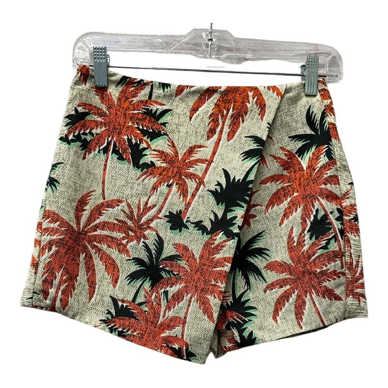 Shorts By Top Shop In Orange & Tan, Size:4 Unique Men's Patch
