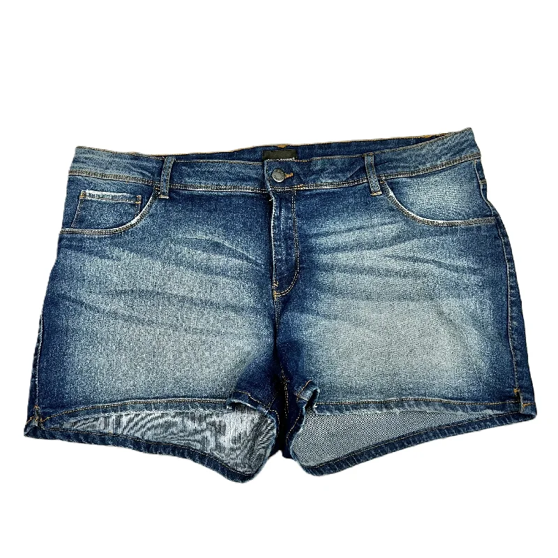 Blue Denim Shorts By Joe Boxer, Size: 18w Hip Men's Retro