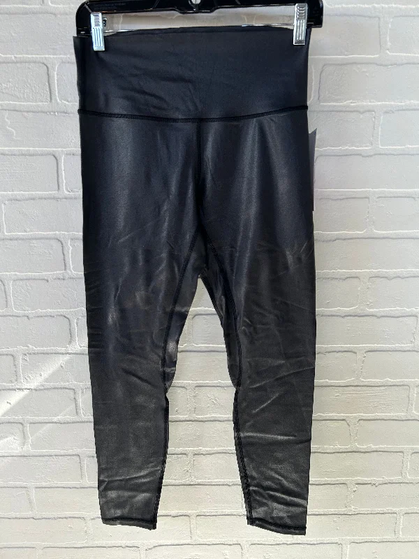 Athletic Leggings By Pink Lily In Black, Size: 12 Preppy Men's College