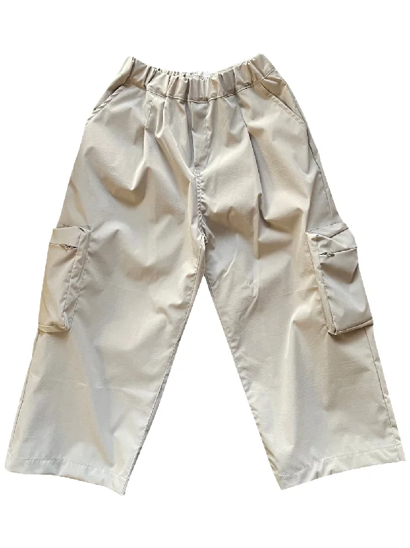 Beige Cargo Pants