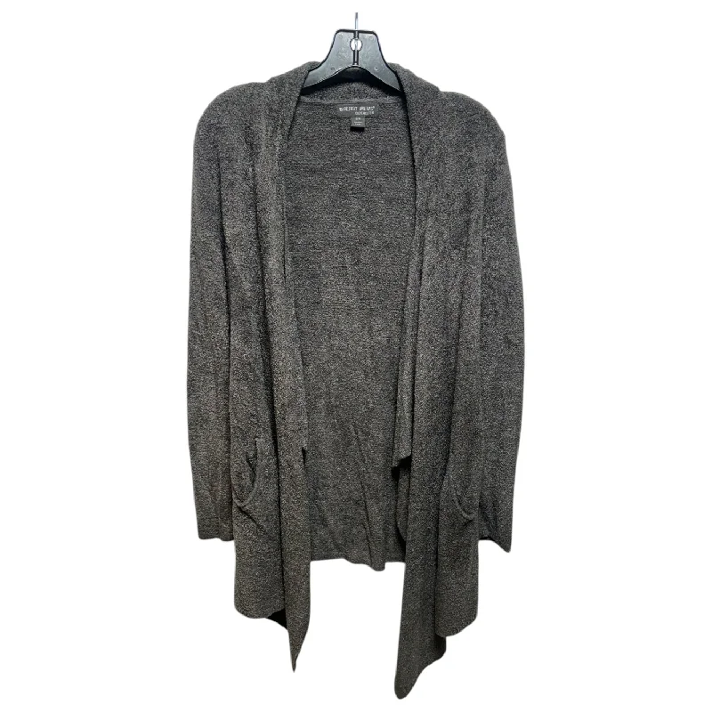 Sweater Cardigan By Barefoot Dreams In Grey, Size: M Tailored
