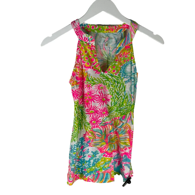 Top Sleeveless Designer By Lilly Pulitzer  Size: Xs Monochromatic Office Style