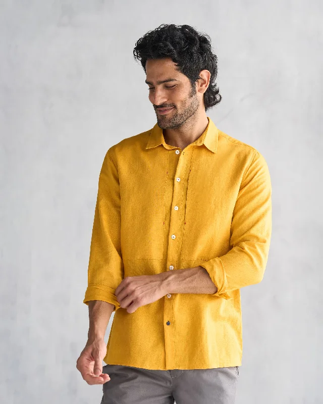 August Shirt - Ochre Confident Men's High
