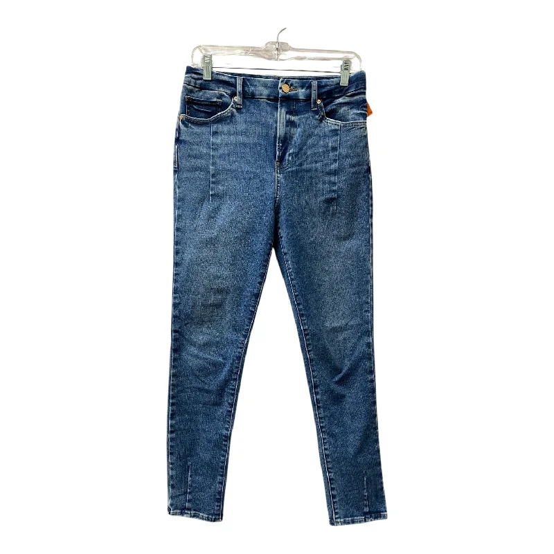 Jeans Skinny By Express In Blue, Size:8 Confident Men's High