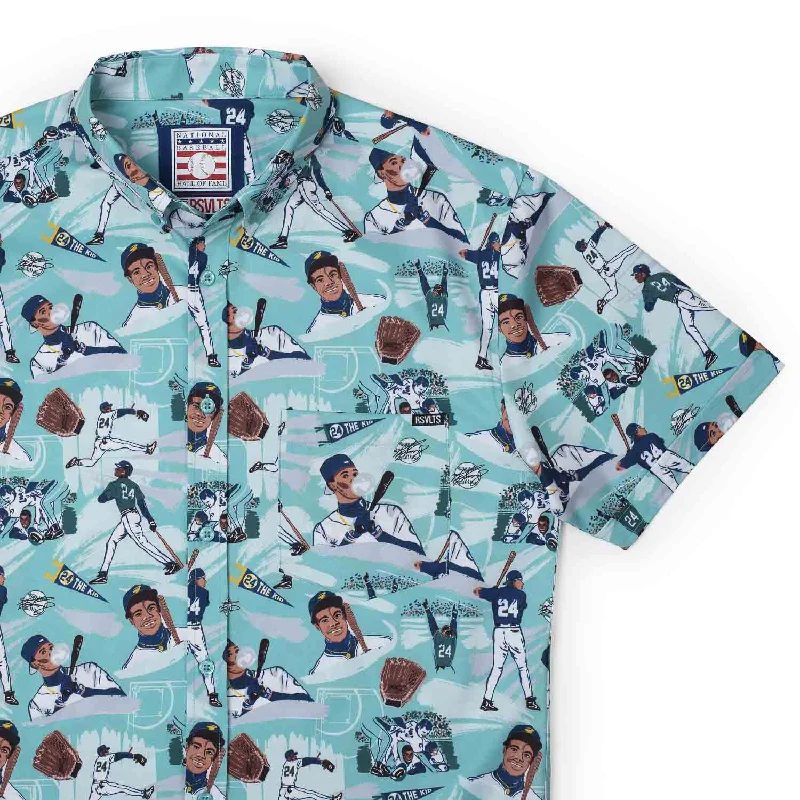 Ken Griffey Jr. "The Kid" – KUNUFLEX Short Sleeve Shirt Dapper Men's 1920S