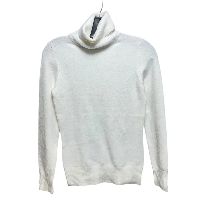 Sweater By French Connection In White, Size: Xs Organic