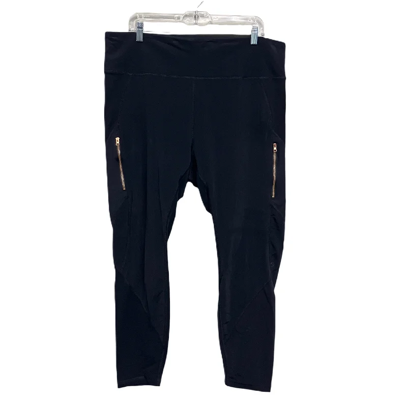 Athletic Leggings By Shape In Black, Size: 2x Cozy Men's Sherpa