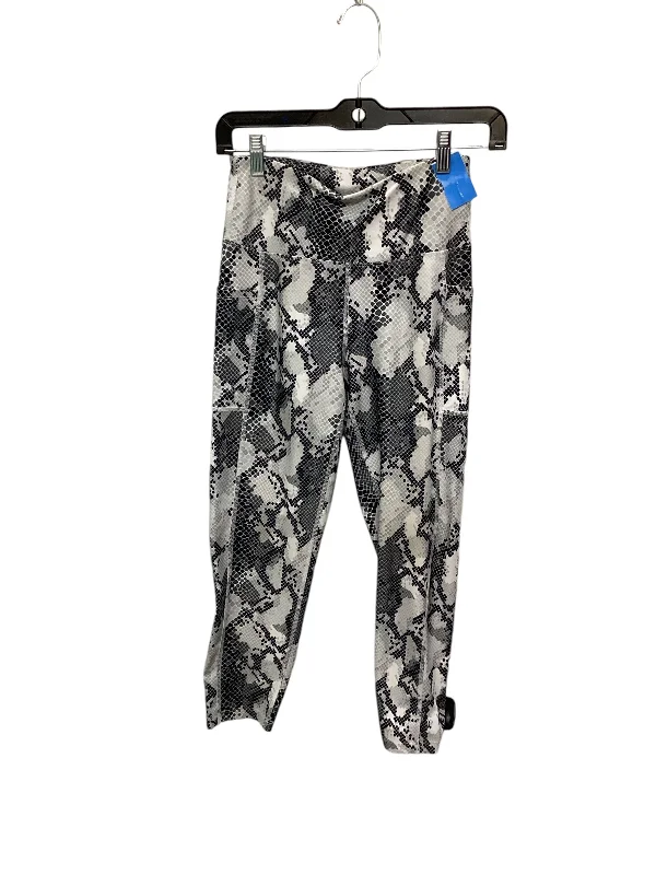 Athletic Leggings By Bally In Snakeskin Print, Size: S Beach