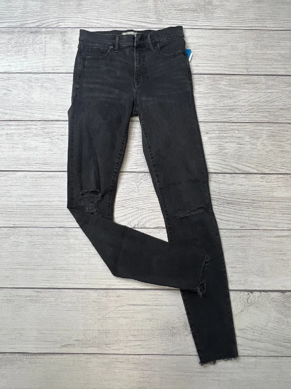 Black Denim Jeans Designer Madewell, Size 6long Trendy Men's Scandinavian