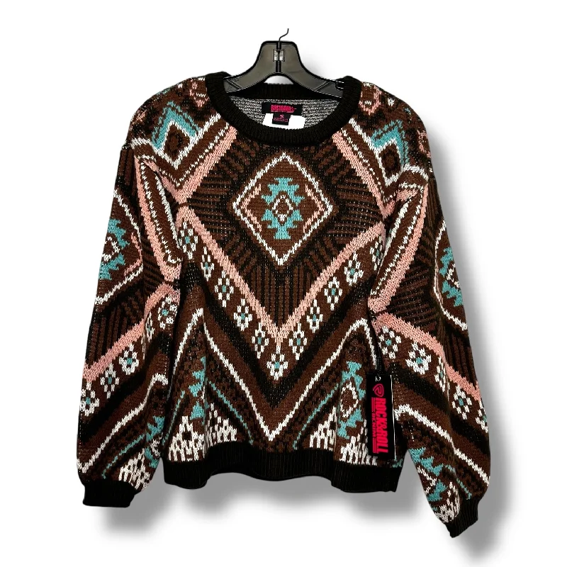 Sweater By Clothes Mentor In Brown, Size: S Modern Men's 