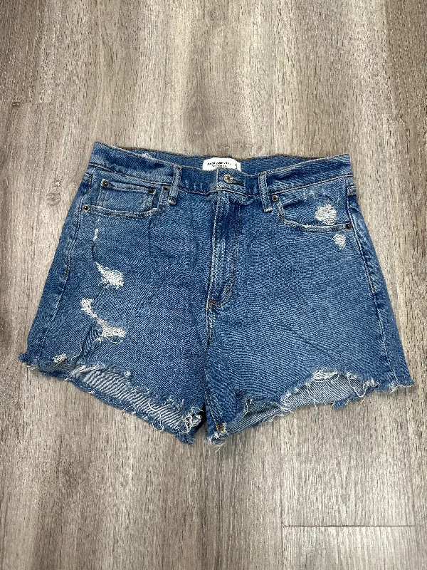 Shorts By Abercrombie And Fitch In Blue Denim, Size: M Refined Men's Classic 