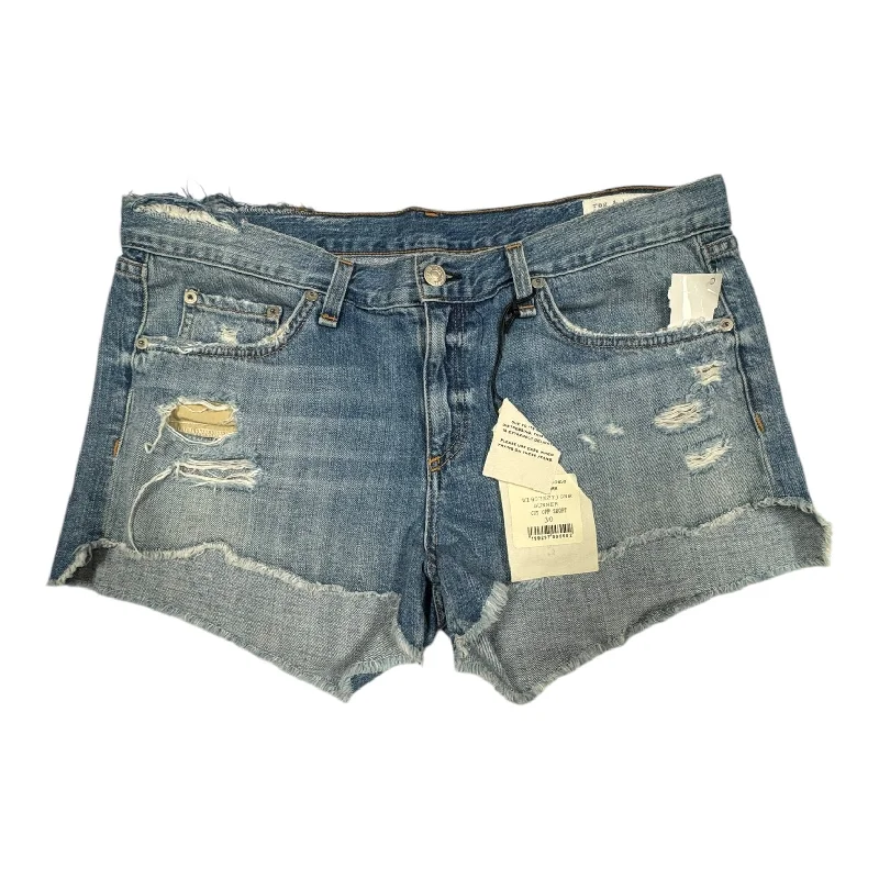 Shorts By Rag And Bone In Blue Denim, Size:10 Dapper Men's 1920S