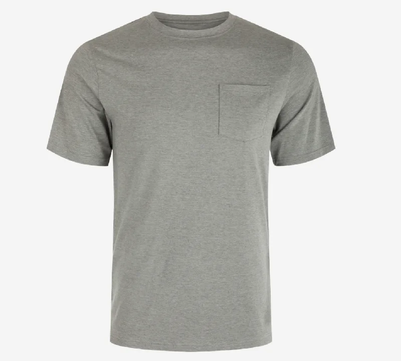 Drake Bamboo Short Sleeve Pocket Crew