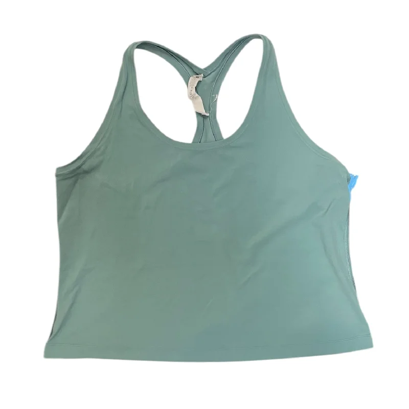 Athletic Tank Top By Lululemon In Green, Size: 20 Casual Men's Japanese 