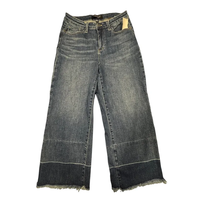 Jeans Straight By Judy Blue In Blue Denim, Size:8 Cozy Men's Sherpa