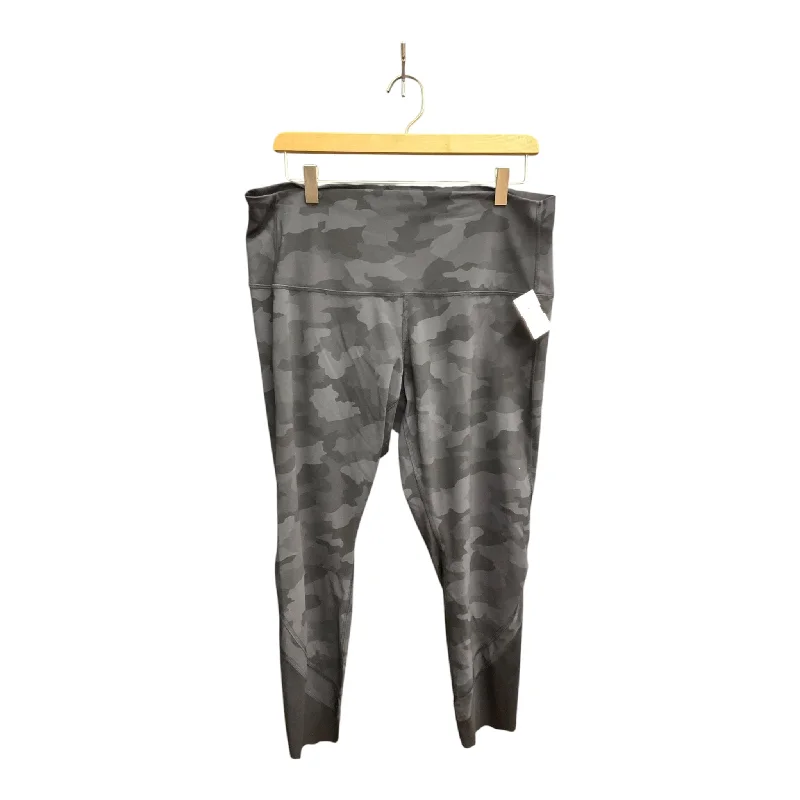 Athletic Leggings By Lululemon In Camouflage Print, Size: Xl Modern Men's 