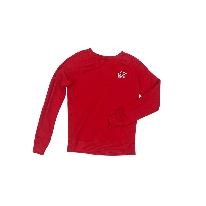 Sweatshirt Crewneck By Old Navy In Red, Size:Xs