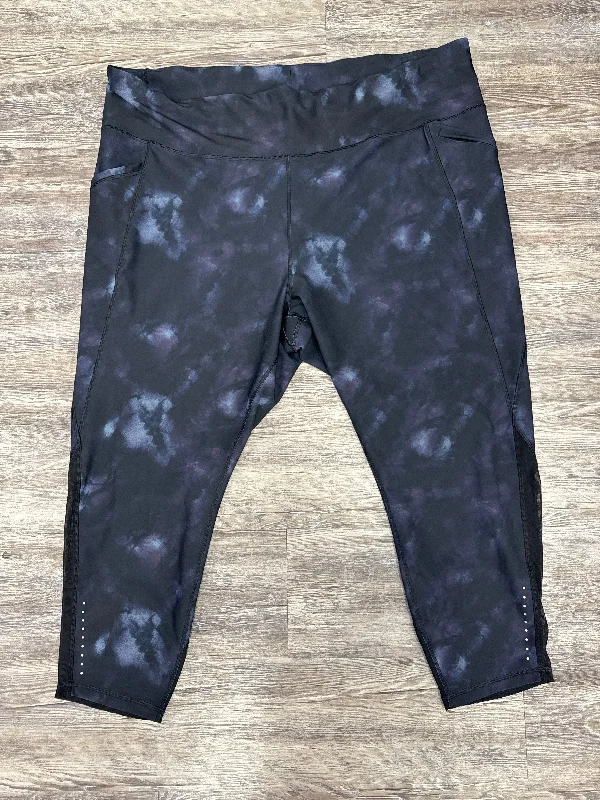 Athletic Leggings By Old Navy In Blue, Size: 4x Casual Men's Short