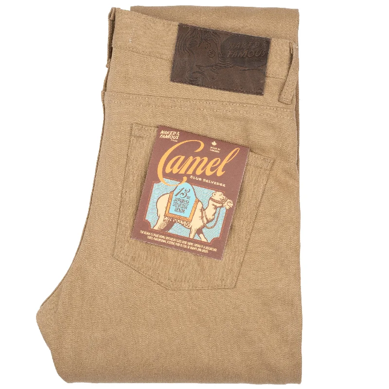 Super Guy - Camel Slub Selvedge Tough Men's Military