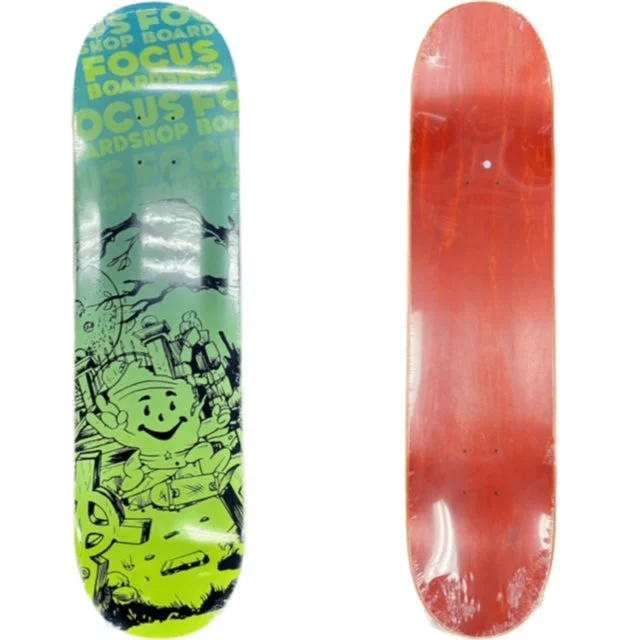 Focus Boardshop Graveyard Skateboard Deck Polished Men's Satin