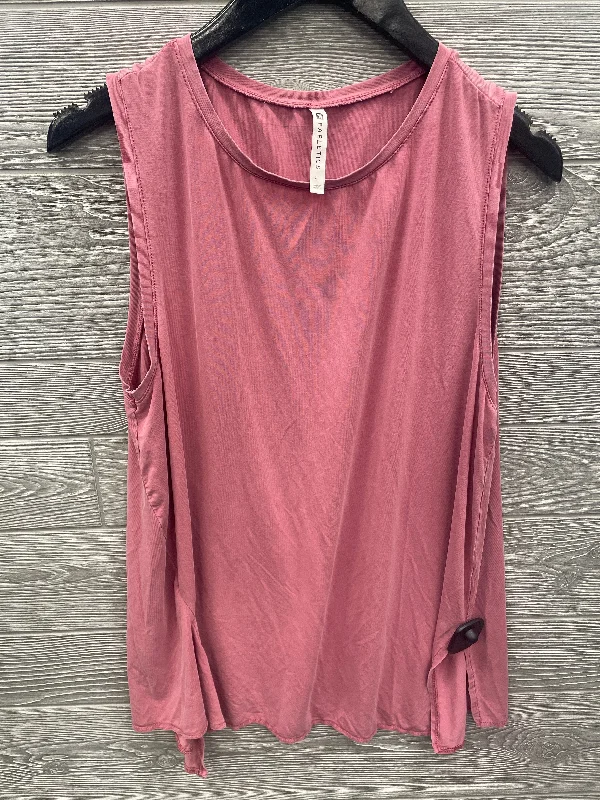 Athletic Tank Top By Fabletics In Pink, Size: S Athletic Men's Compression