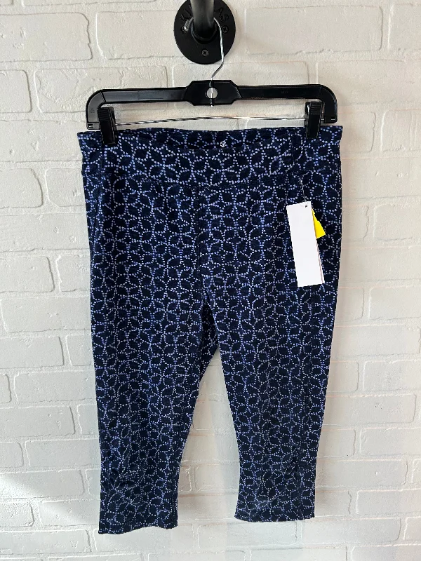 Athletic Leggings Capris By Talbots In Blue, Size: 8p Street
