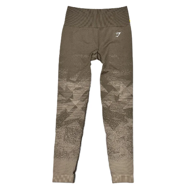 Athletic Leggings By Gym Shark In Brown, Size: Xs Practical Men's Multi