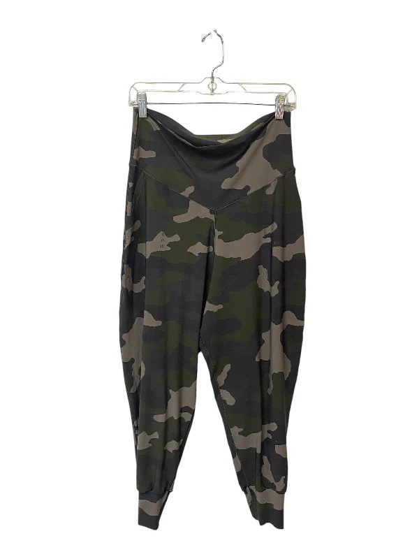 Athletic Leggings By Aerie In Camouflage Print, Size: Xl Earthy Men's Hemp