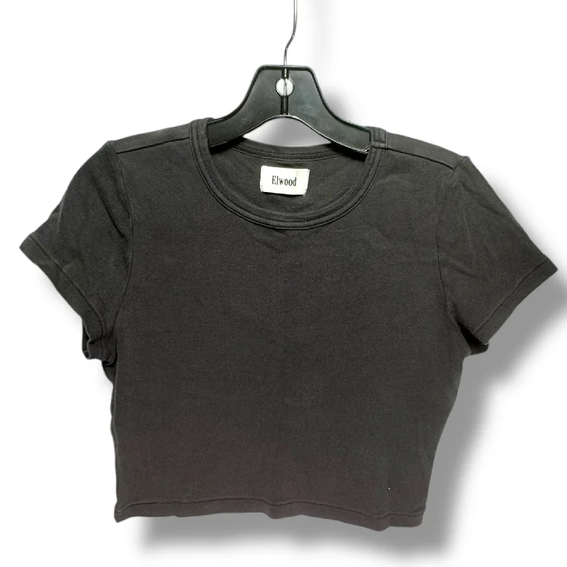 Top Short Sleeve By elwood In Grey, Size: L Casual Men's Short