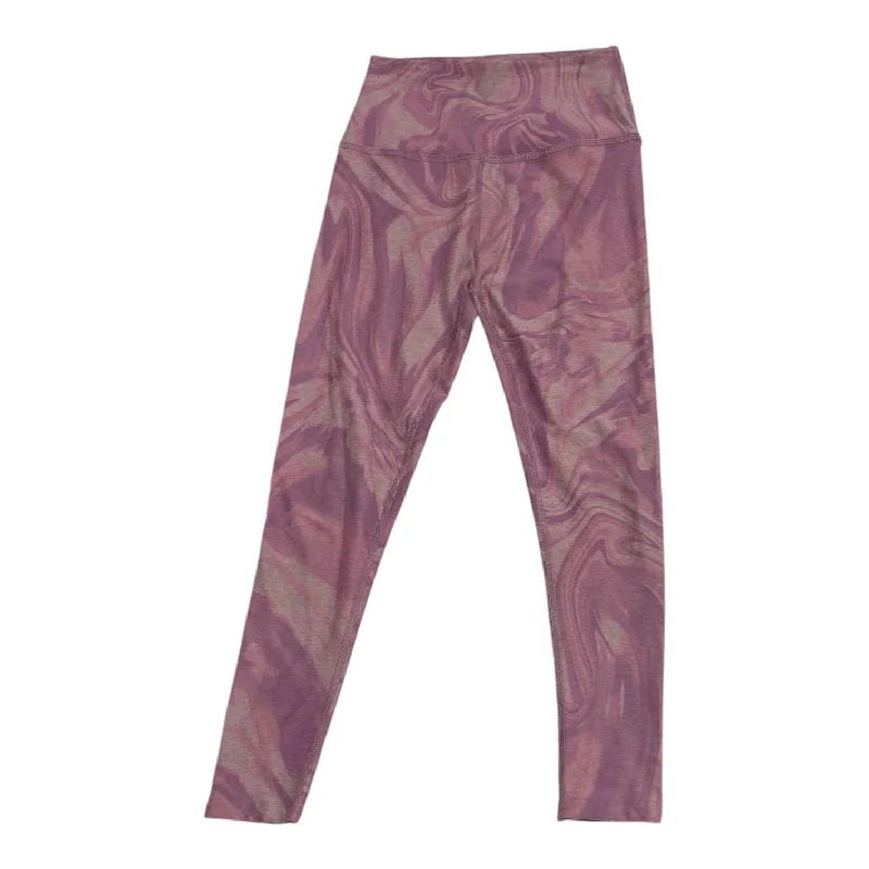 Athletic Leggings By Beyond Yoga In Pink & Purple, Size: M Casual Men's Japanese 