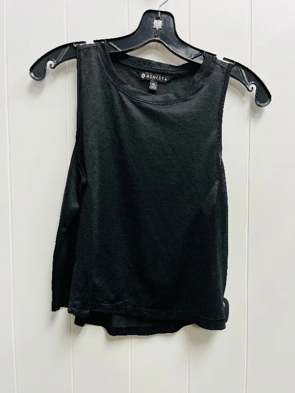 Athletic Tank Top By Athleta In Black, Size: Xs Laid