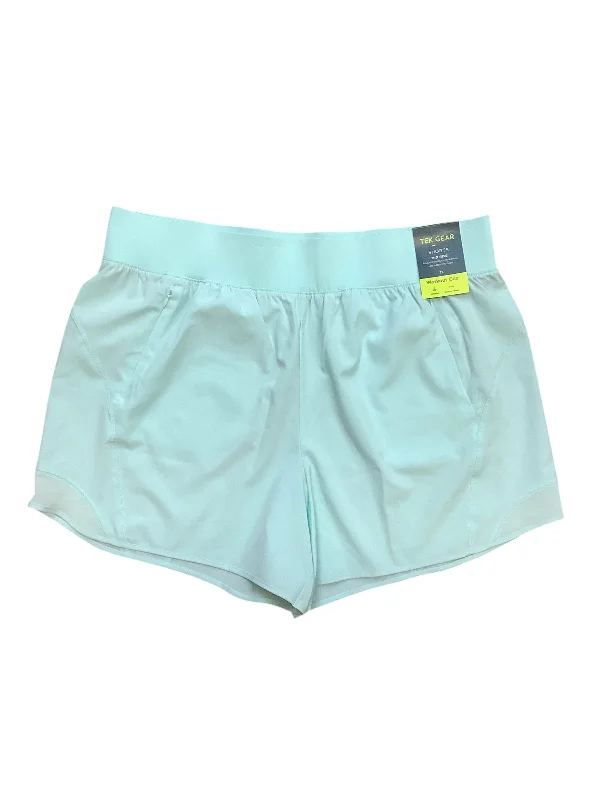 Athletic Shorts By Tek Gear, Size: 1x Blue Unique Men's Upcycled