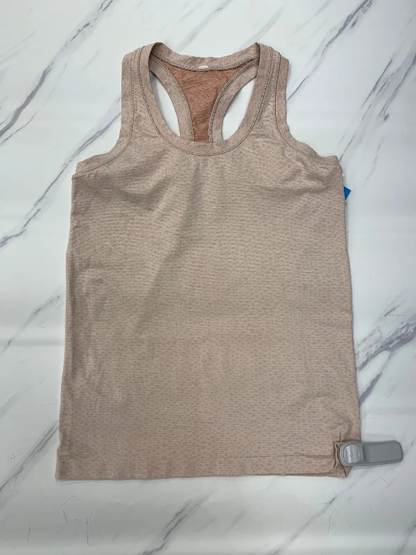 Athletic Tank Top By Athleta In White, Size: Xs Refined Men's Hand
