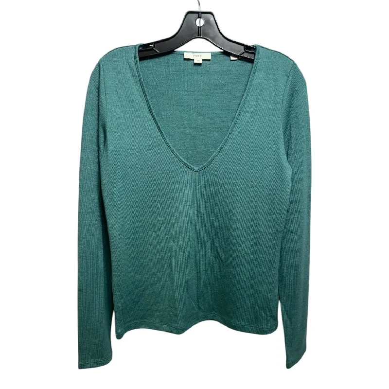 Top Long Sleeve By Vince In Teal, Size: M Youthful Men's Anime
