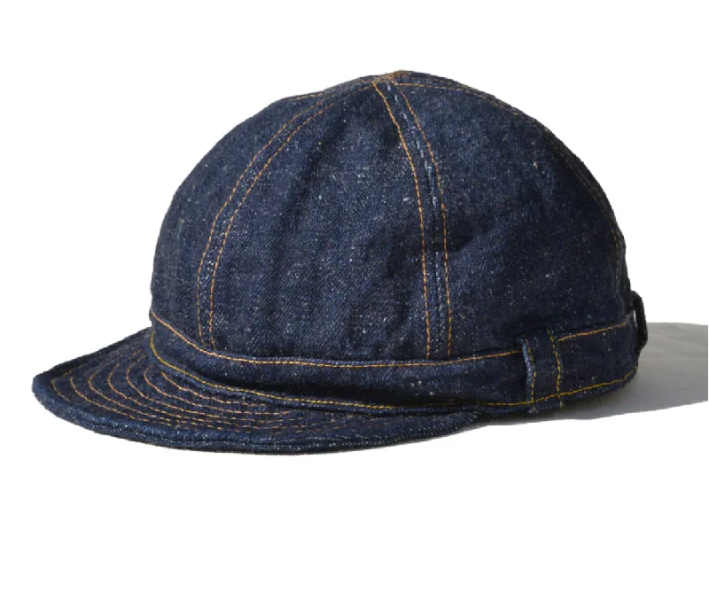 SAMURAI JEANS- 17OZ DENIM WORK CAP- Indigo Classic Men's Pin
