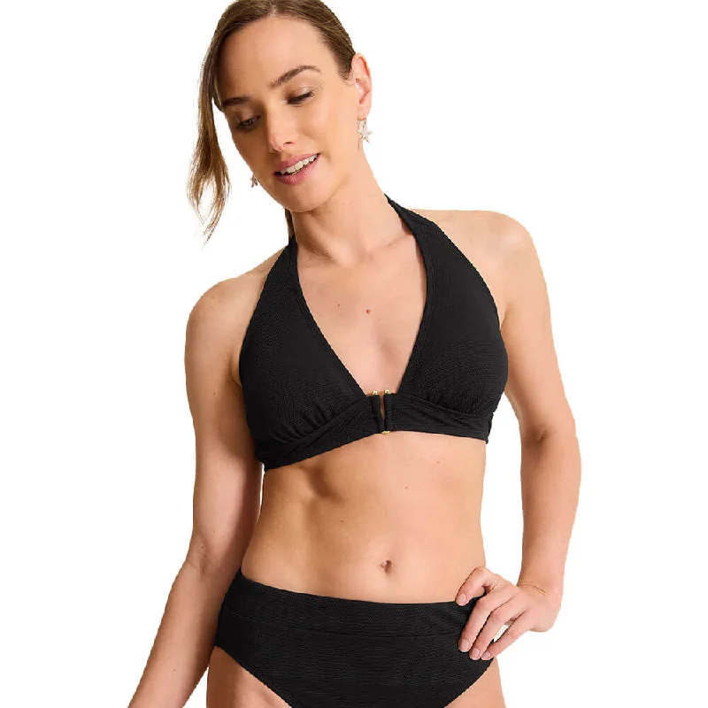 Tommy Bahama Womens Island Cays Halter Top - Black Bold Men's Animal